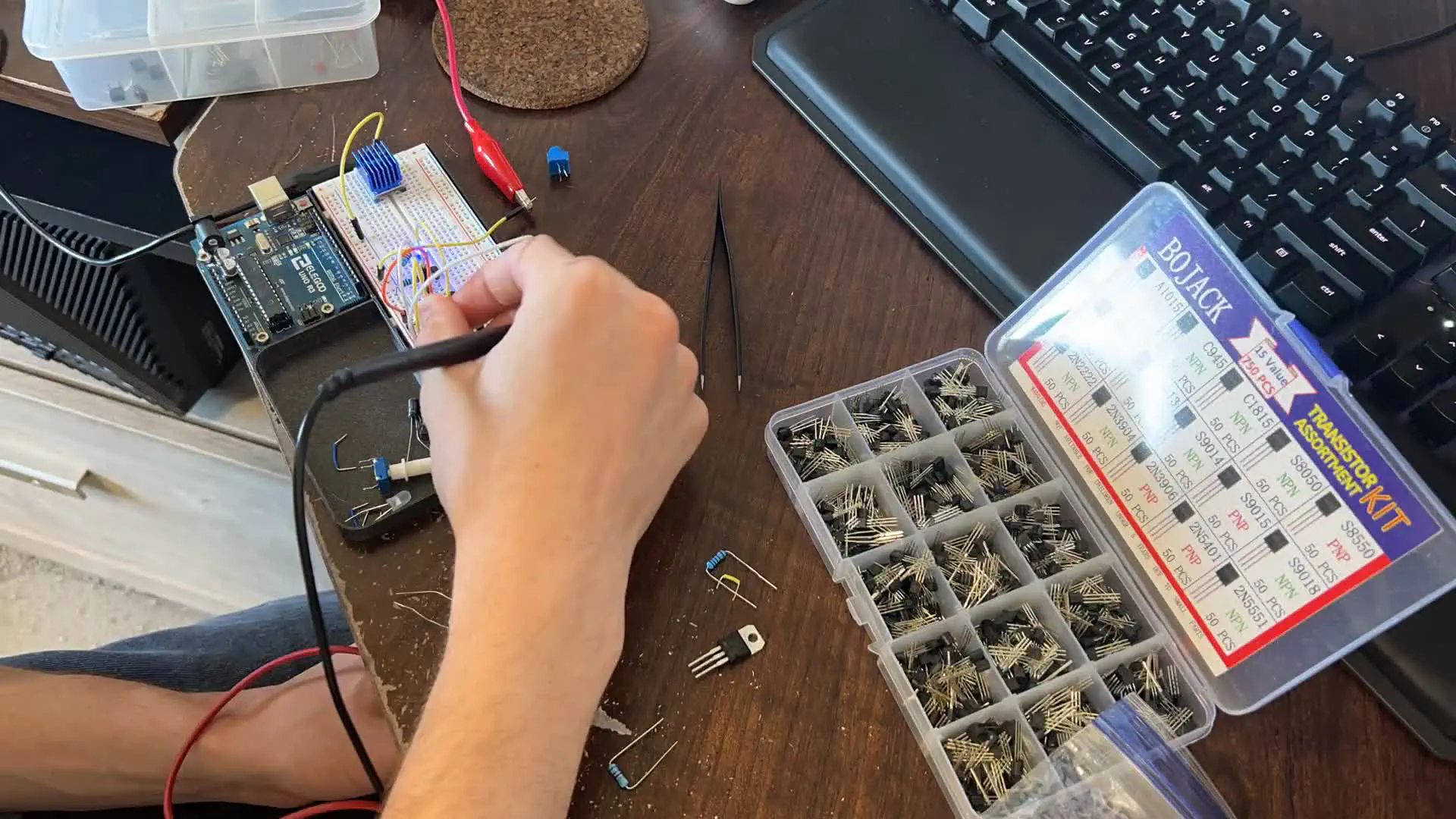 Me developing the flip-flop.